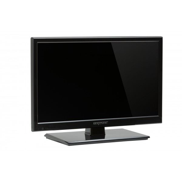 Majestic L194DA 12V LED TV 19" HD, DVD, Low Power Current Draw-Front Angle