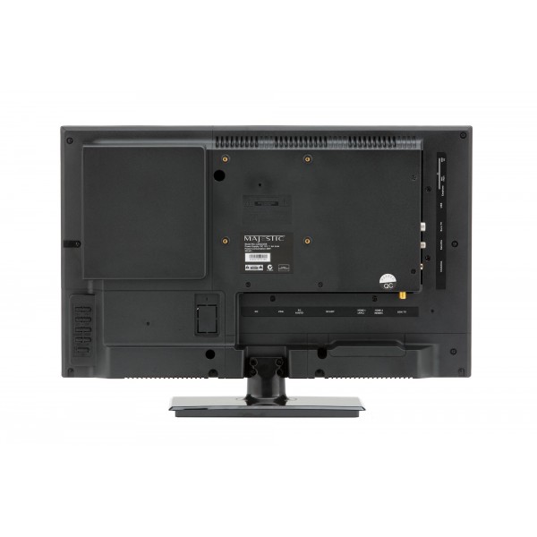 Majestic LED222GS 12V LED TV 22" FHD Global TV, DVD, MMMI Low Power Current-Front View-Back