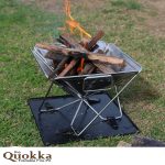Quokka 2 Stainless Steel Folding Firepit & Portable BBQ