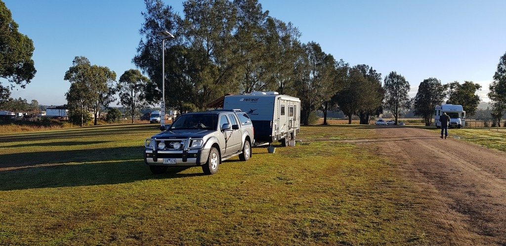 The Branxton Oval RV Stop Located Right In The Middle Of Town