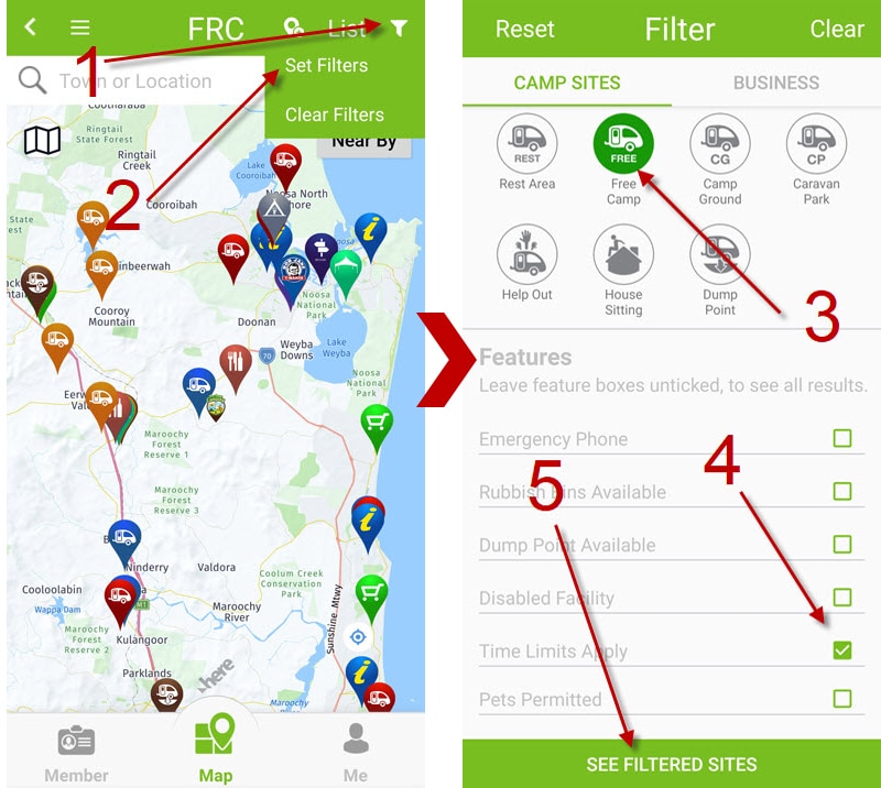 using-filters-in-the-ios-android-app-to-find-free-campgrounds-with-time-limits