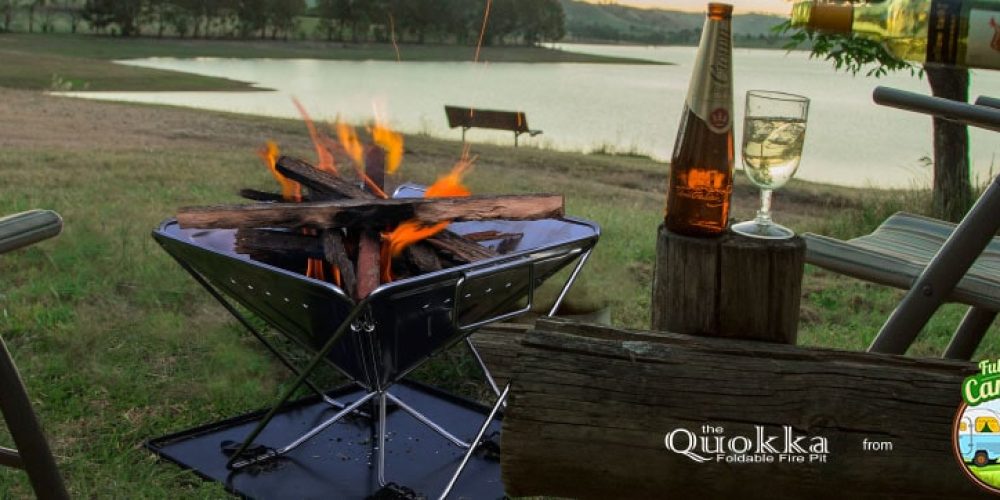 The Quokka II – New & Improved Folding Fire Pit & BBQ